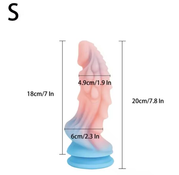 Realistic Monster Dildo Sex Toys 7/8 Inch Huge Anal Dildo with Strong Suction Cup Silicone Thick Dildos Adult Toys for Women MenS