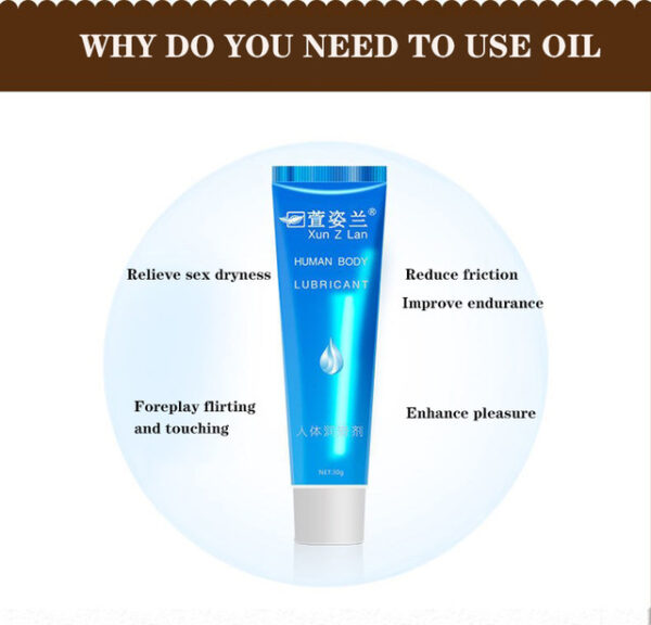 Sex Lubricant 30ml Anal Lubricant Water-based Sex Oil Vaginal and Anal Gel Sex Cream Products Gift For Adults Product Homosexual