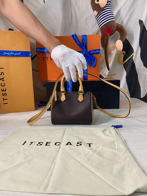 High Fashion Lux vl Handbag High Quality Brand Pillow Bag Mini Size Bag Messenger Bag Canvas Material16cm High