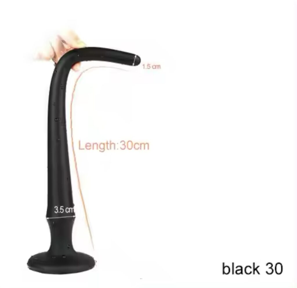 Long Silicone Anal Plug for Women Sex Toy BDSM Big Butt Plug Annal Dildo Anal Plug Sex Toys for Women Men Gay Sex Shop30cm Black