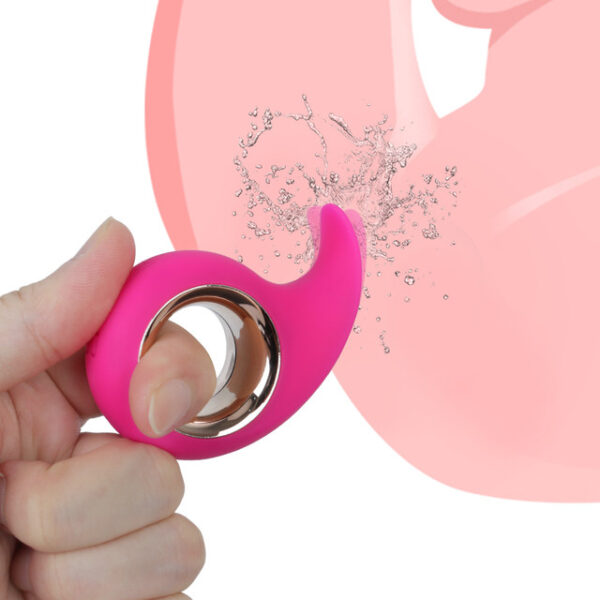 18 Erotic Toy Tongue Licking Nipple Clit Stimulator USB Magnetic Charging Vaginal Massage Mini 9 Modes Vibrator Sex Toy for WomenRose
