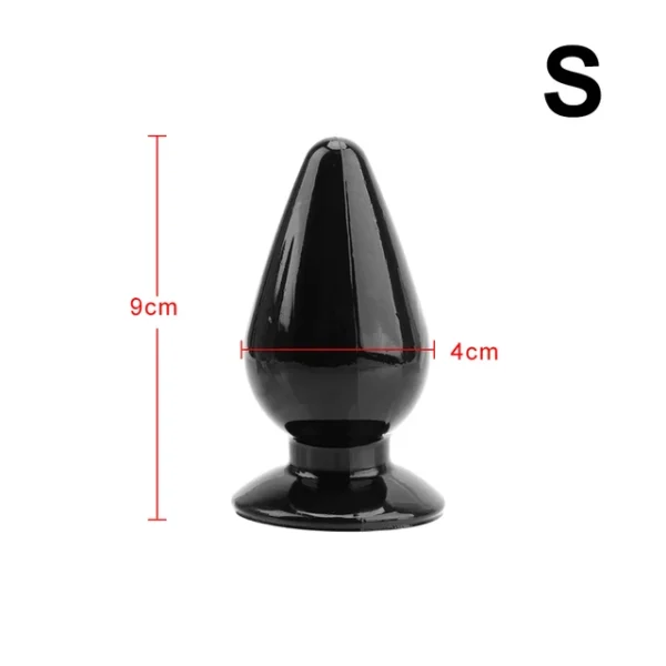 Big Anal Beads Anus Stimulator Anal Plug Huge Size Butt Plugs Prostate Massager Sex Toys For Man Woman Couple ToysBlack S