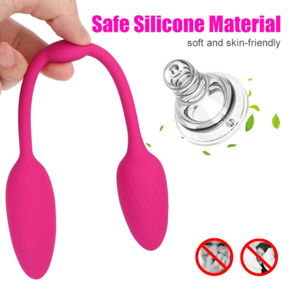 Clitoris Stimulator Double Head Vibrating Egg Remote Control Vibrator G-spot Massager Sex Toys for Women Sex Shop