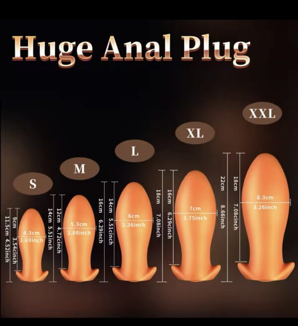 Huge Butt Plug anal Sex Toys for Women Men Prostate Massager BDSM Sexy Toy Big Dildo Anal Butt Plugs Sex Shop adult Butt PlugBlack S