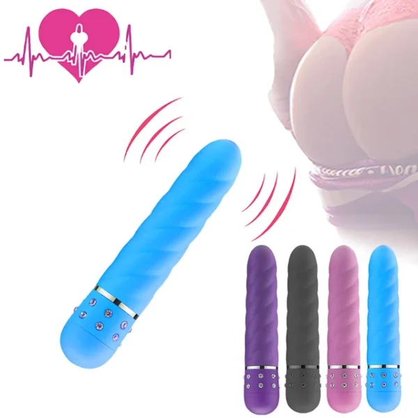 Mini Powerful Vibrator Sex Toys for Woman AV Magic Wand Vibrators Clitoris Stimulator Masturbator Dildo Erotic Toys for AdultBlack